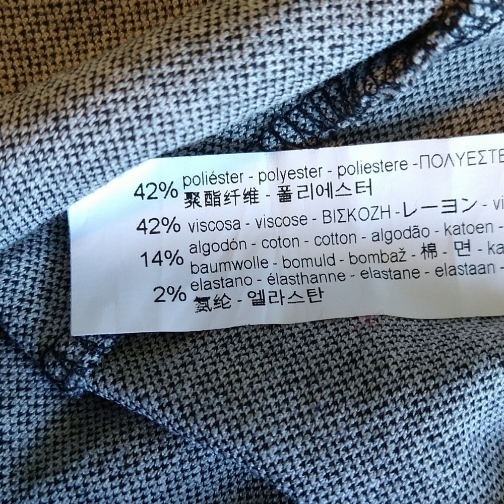 Zara Basic Black & White Mini Houndstooth Elastic… - image 8